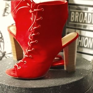 LILIANA Red Laced Heels